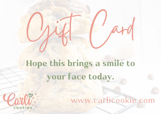 Carli Cookies Gift Card